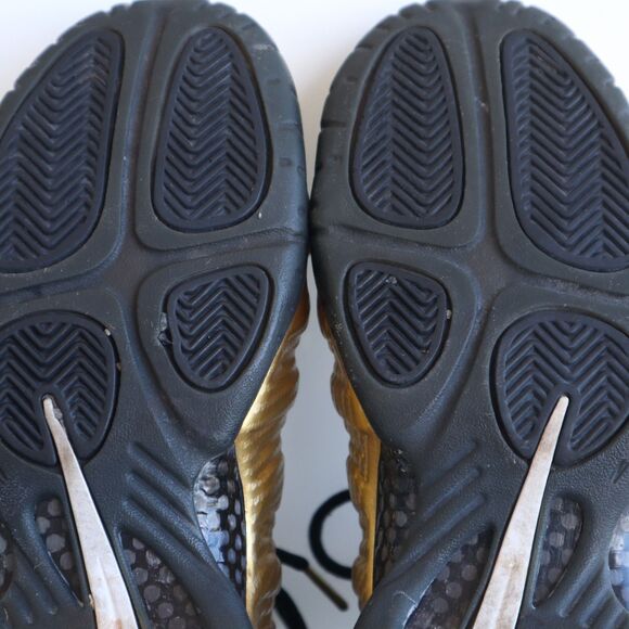 Nike Air Foamposite Pro 624041-701 Metallic Gold Black Men's Size 9.5 Sneakers - Picture 14 of 14